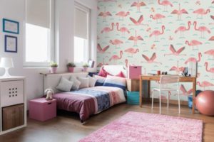 Wall Sauce Flamingos wallpaper