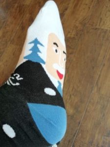Albert Einstoe socks from ChattyFeet