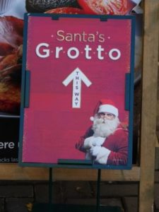 Directions to Santa's Grotto
