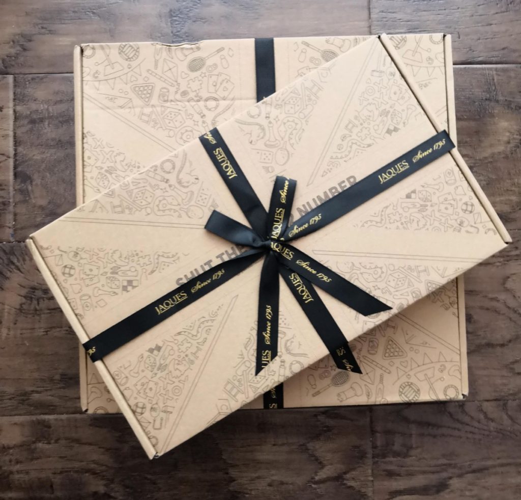 Two Jaques of London gift boxes
